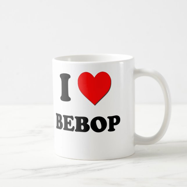 I Love Bebop Coffee Mug (Right)