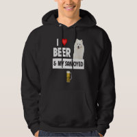 I Love Beer and My Samoyed Herding Paws Mom Dad Dr