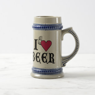 I Love Beer Beer Stein