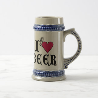 I Love Beer Beer Stein