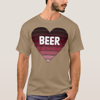 I Love Beer Heart T-Shirt