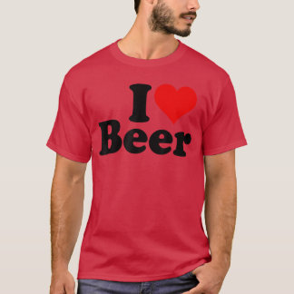 I LOVE BEER I HEART BEER 1 T-Shirt