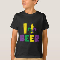 I Love Beer Jester Hat Drinking Team Fun Mardi Gra