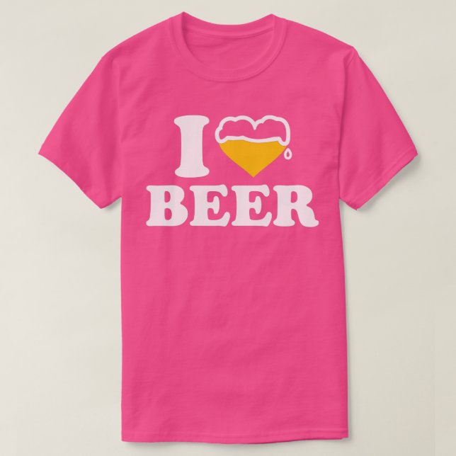 I love beer  T-Shirt (Design Front)