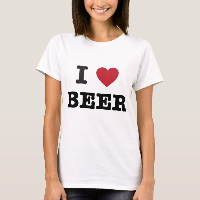 i love Beer T-Shirt (Front)