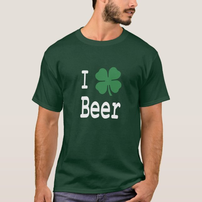 I Love Beer T-Shirt (Front)