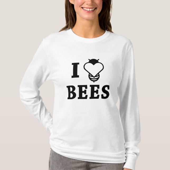 I Love Bees T-Shirt (Front)