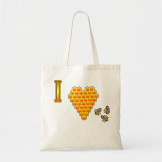I Love Bees Tote Bag
