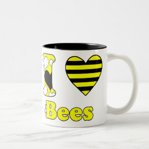 I love Bees Two-Tone Coffee Mug