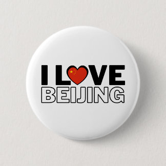 I LOVE BEIJING - For real Beijingers! 6 Cm Round Badge