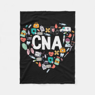 I Love Being A CNA   Fleece Blanket