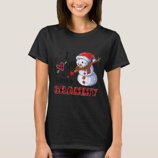 I Love Being A Grammy Snowman Dab Christmas 2020 T-Shirt