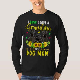 I Love Being A Grandma And Dog Mum Great Dane Sunf T-Shirt