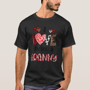 I Love Being A Granny Leopard Happy Mother's Day T-Shirt
