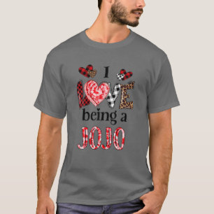 I Love Being A Jojo Leopard Happy Mother's Day T-Shirt