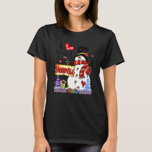 I Love Being A Meemaw Snowman Christmas Xmas 1 T-Shirt