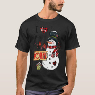I love Being A Nonni Snowman Christmas Xmas T-Shirt
