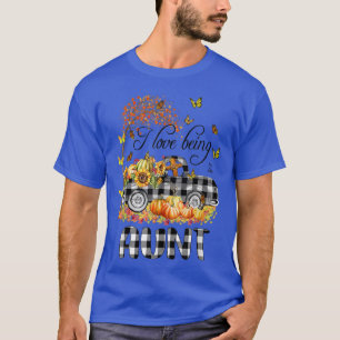 I love being AUNTLovely Truck Autumn  T-Shirt