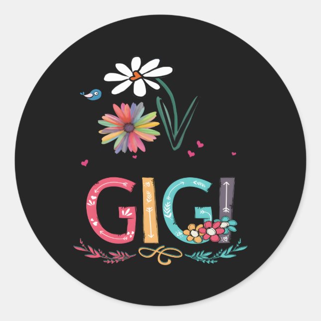 I Love Being Called Gigi Classic Round Sticker (Front)