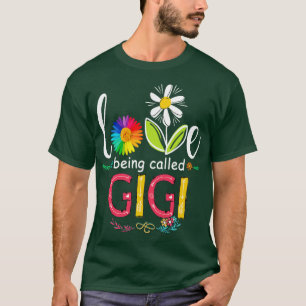 I Love Being Called Gigi Sunflower T-Shirt