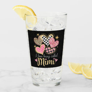 I Love Being Called Mimi Grandma Mum Mother’s Day Glass
