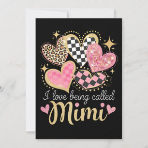 I Love Being Called Mimi Grandma Mum Mother’s Day Invitation