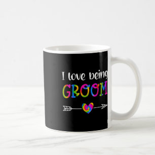 I Love Being Groom Proud Groom Tie Dye Couples Wed Coffee Mug
