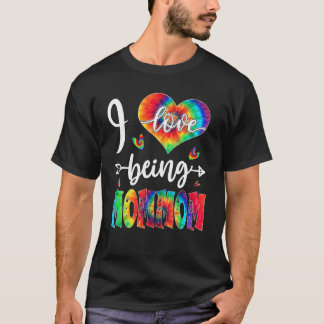 I Love Being Mum Tie Dye Mother's Day Family T-Shirt