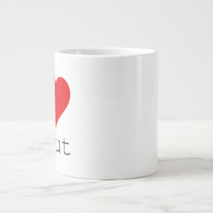 I Love Beirut Large Coffee Mug