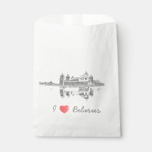 I Love Belarus Mir Castle Architecture Мирский Favour Bags