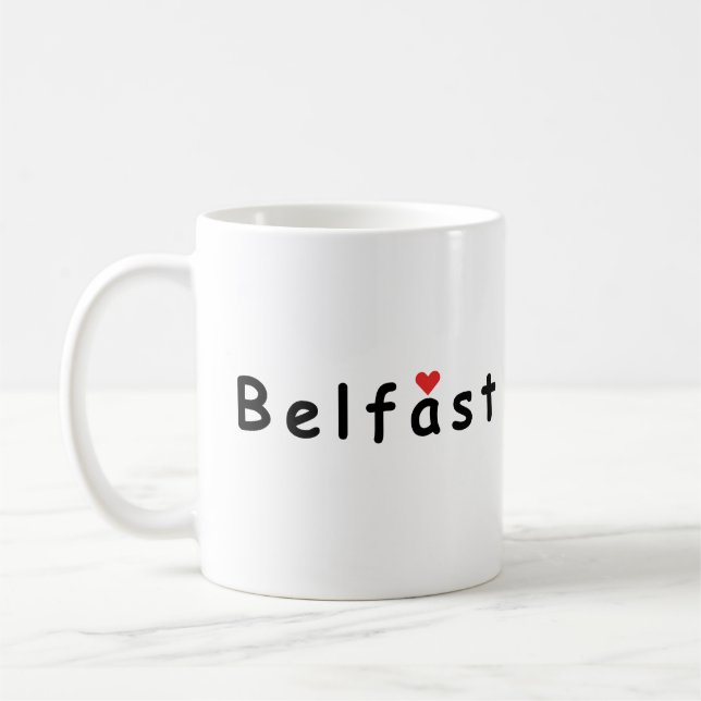 I love Belfast Coffee Mug (Left)