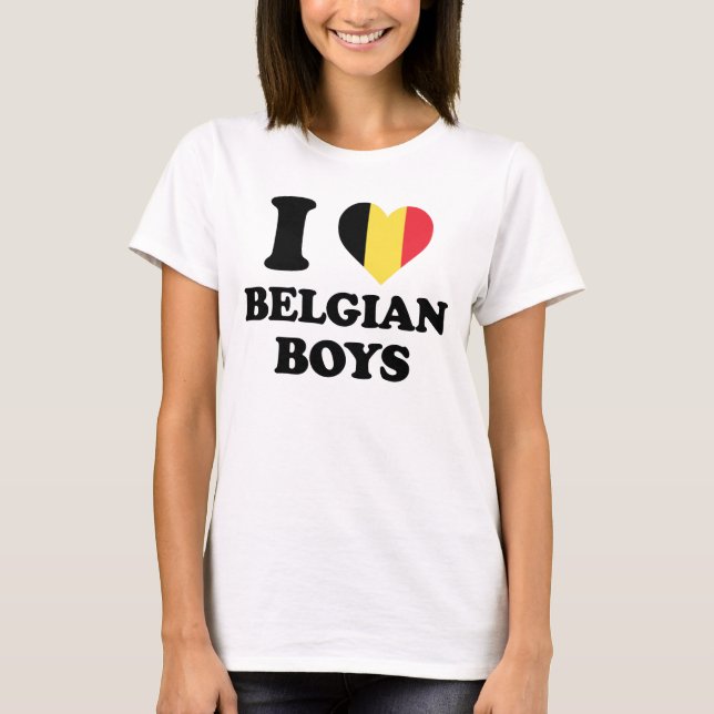 I love Belgian Boys T-Shirt (Front)