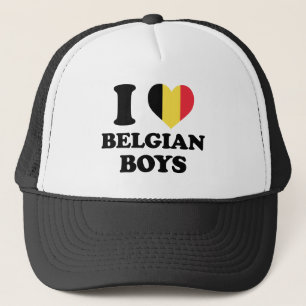 I love Belgian Boys Trucker Hat