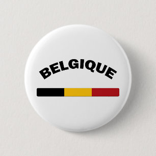 I Love Belgium 6 Cm Round Badge
