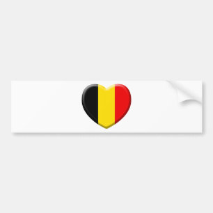 i love Belgium Bumper Sticker