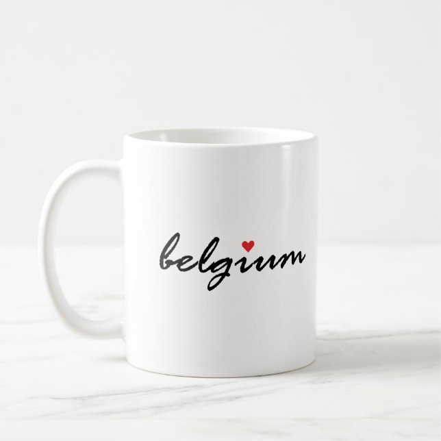 I love Belgium  Coffee Mug (Left)
