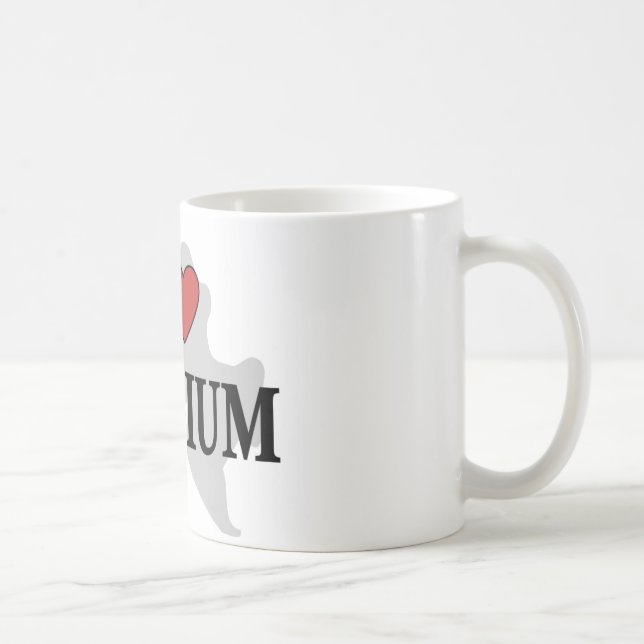 I Love Belgium Coffee Mug (Right)