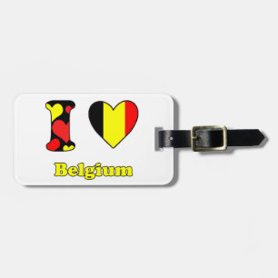 I love Belgium Luggage Tag