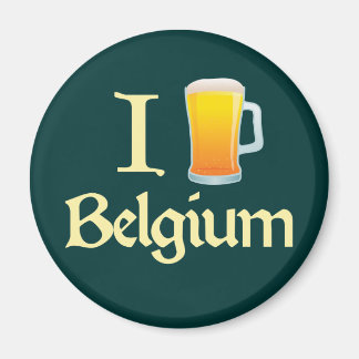 I Love Belgium Magnet