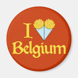I Love Belgium Magnet