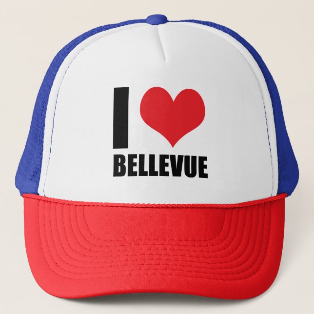 I love Bellevue Trucker Hat (Front)