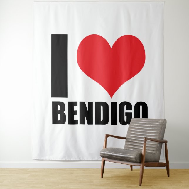 I love Bendigo Tapestry (In Situ)