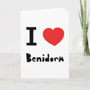 I love Benidorm Card