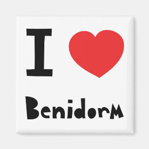 I love Benidorm Magnet
