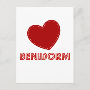 I Love Benidorm Postcard