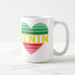 I Love Benin, Beninese Heart Coffee Mug