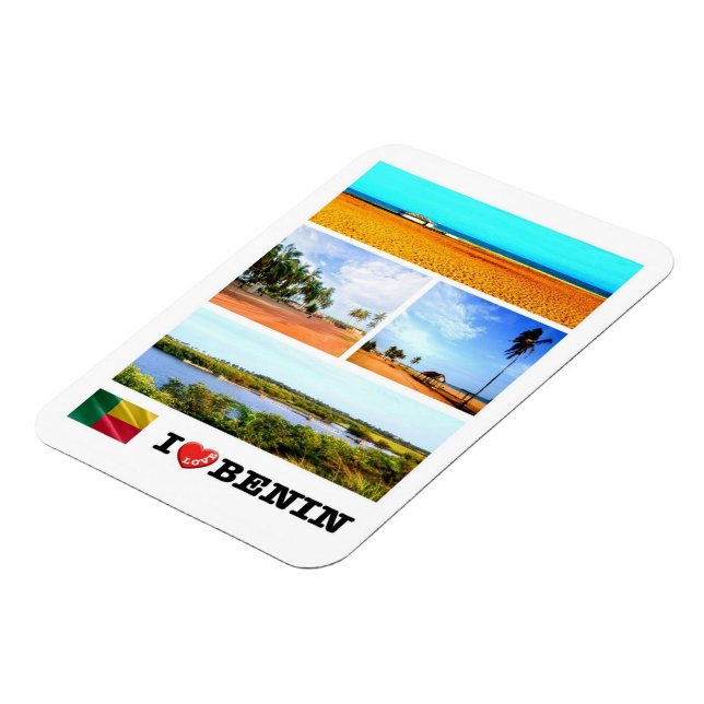 I LOVE BENIN - MAGNET (Left Side)