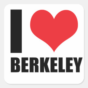 I love Berkeley Square Sticker