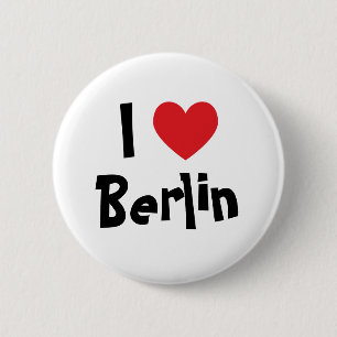 I Love Berlin 6 Cm Round Badge