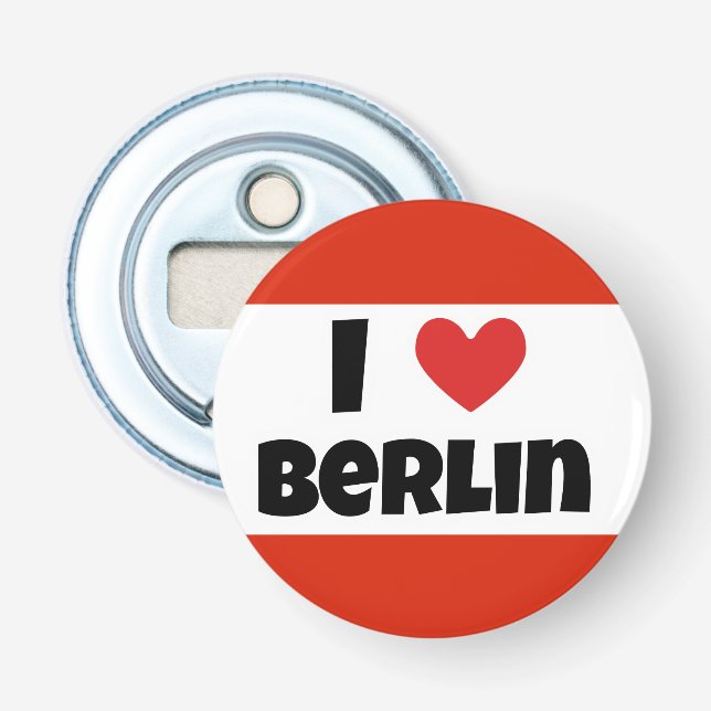 I love Berlin Bottle Opener (Front)